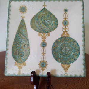 COPY - Constantina-Turquoise by 222 Fifth Dinner Plate